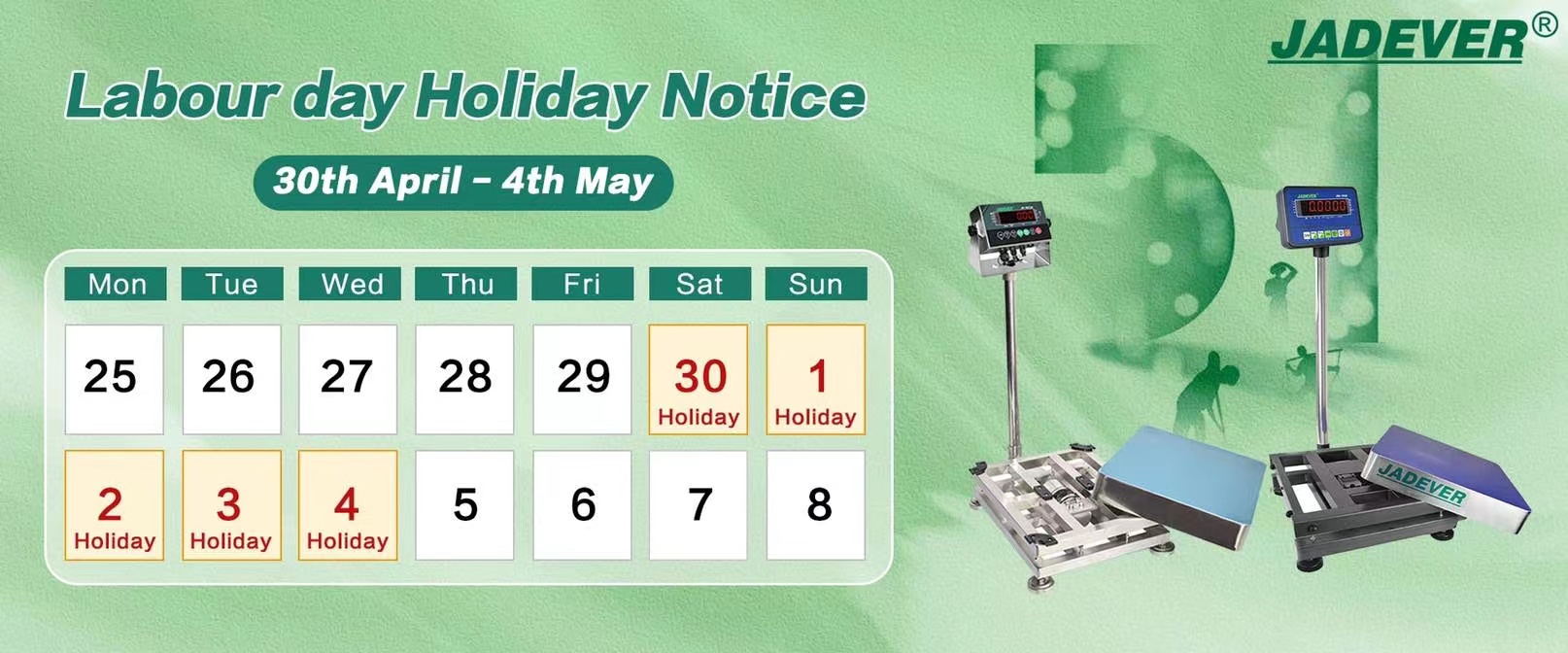 Holiday Notice - Labour Day