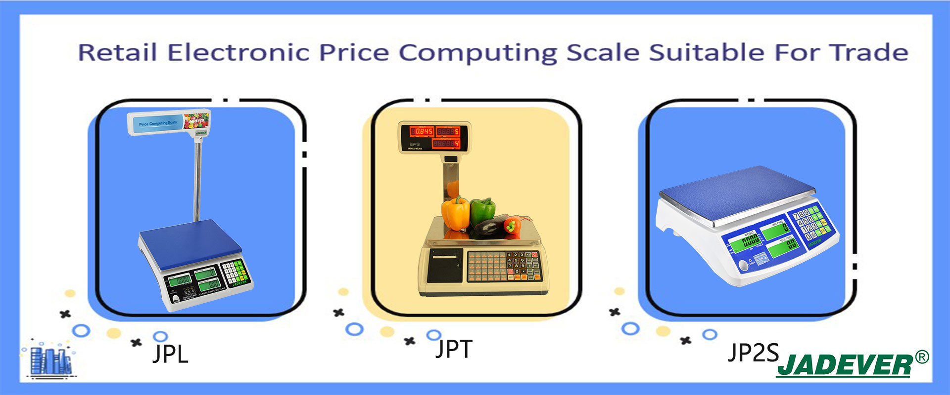 Báscula de cálculo de precios electrónicos minoristas adecuada para el comercio
