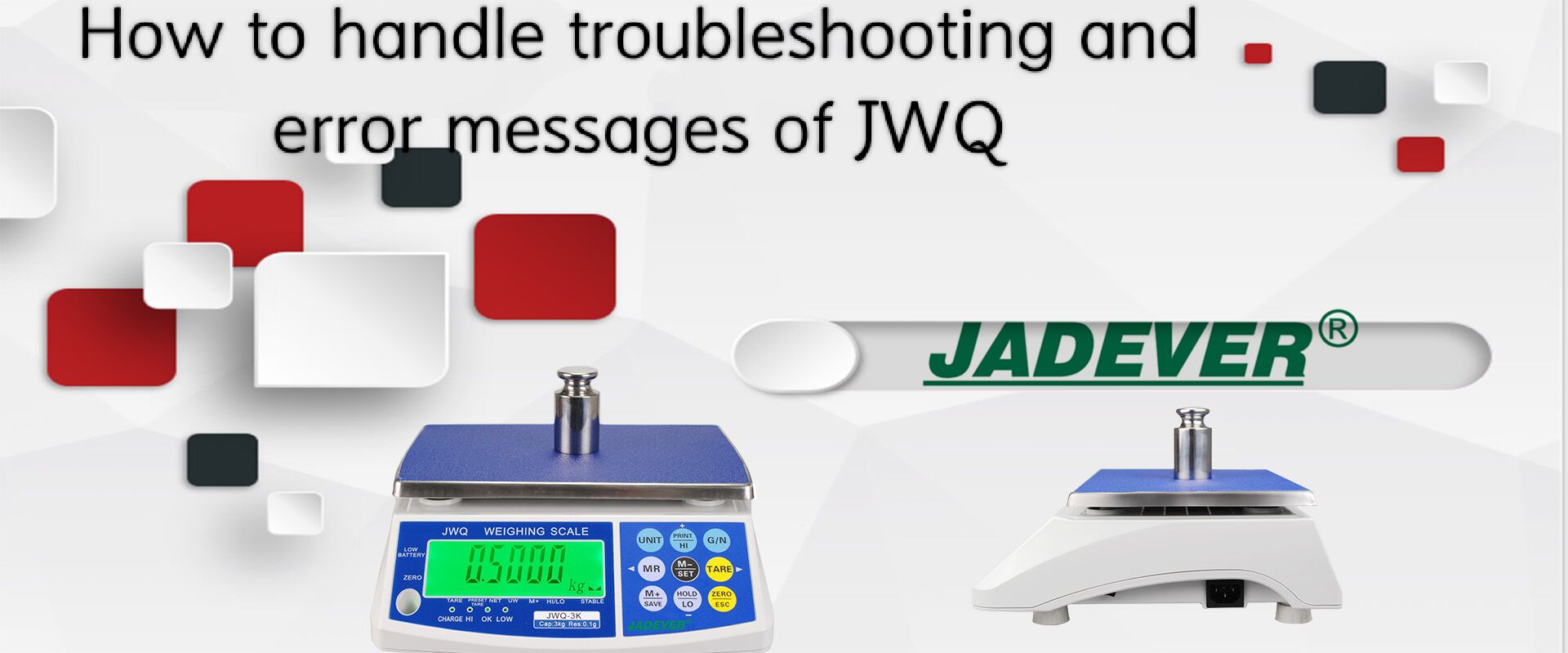 ¿Cómo manejar la solución de problemas y los mensajes de error de JWQ?
