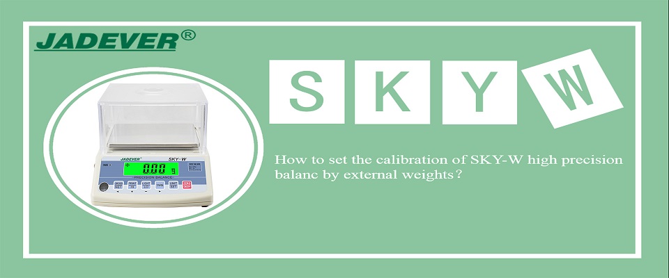 Cómo configurar la calibración de la balanza de alta precisión SKY-W mediante pesas externas