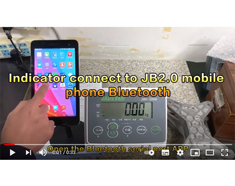  Jadever Indicador de pesaje Connect con teléfono móvil por Bluetooth Jb2.0 módulo